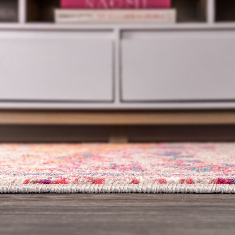 Contemporary Pop Modern Abstract Brushstroke Area Rug