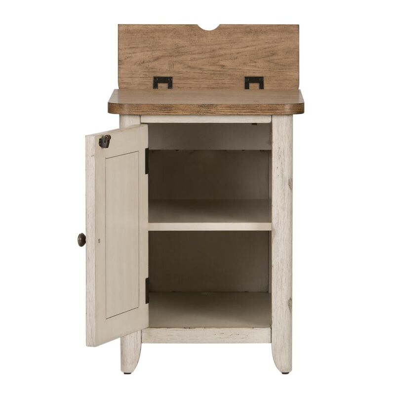 Liberty Furniture Door Chair Side Table w/ Charging Station image number 3