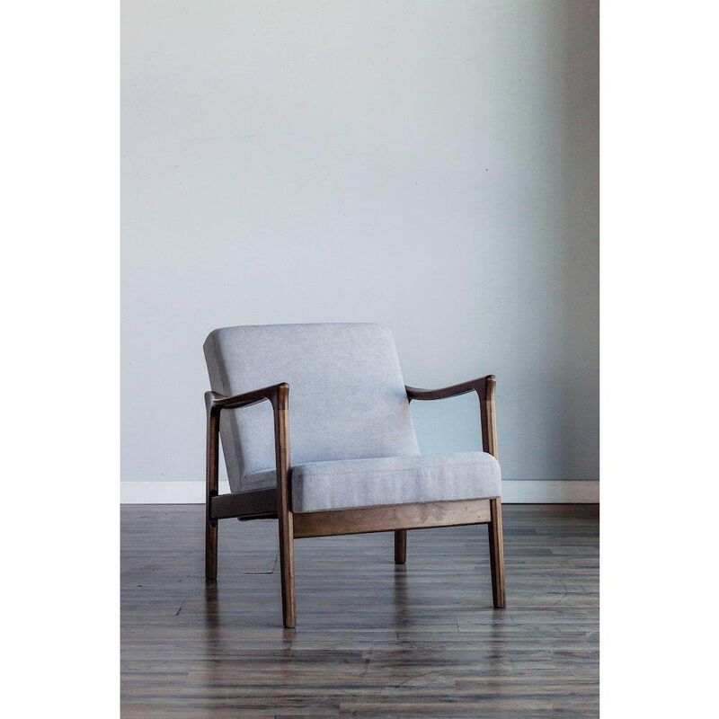 Zephyr Lounge Chair, Light Grey