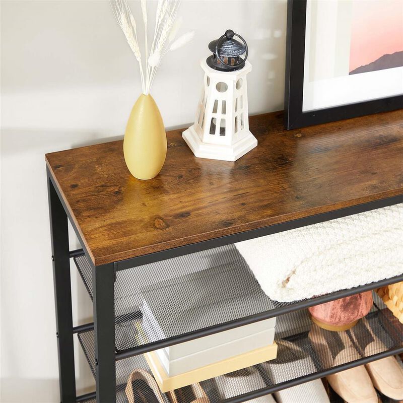 6 Tier Shoe Storage Rack Holds 24&ndash;30 Pairs Space Saving Unit image number 5