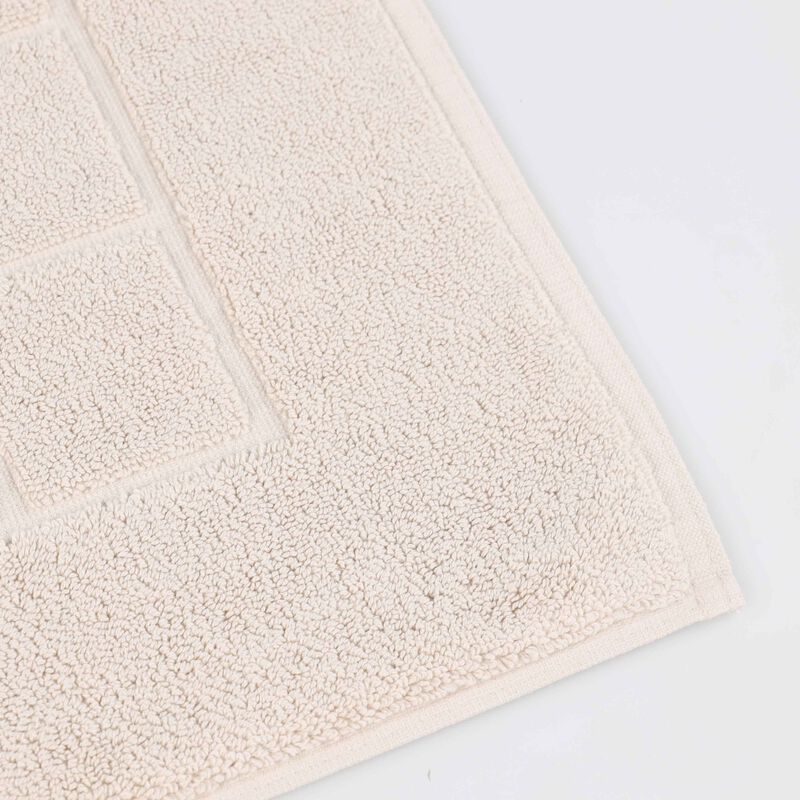 Washable Cotton Checkered Bath Rug Set of 2 for Bathrooms image number 1