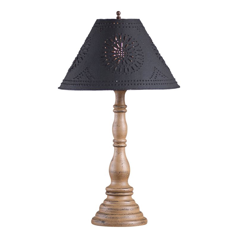 Davenport Lamp In Americana Pearwood With Shade image number 0