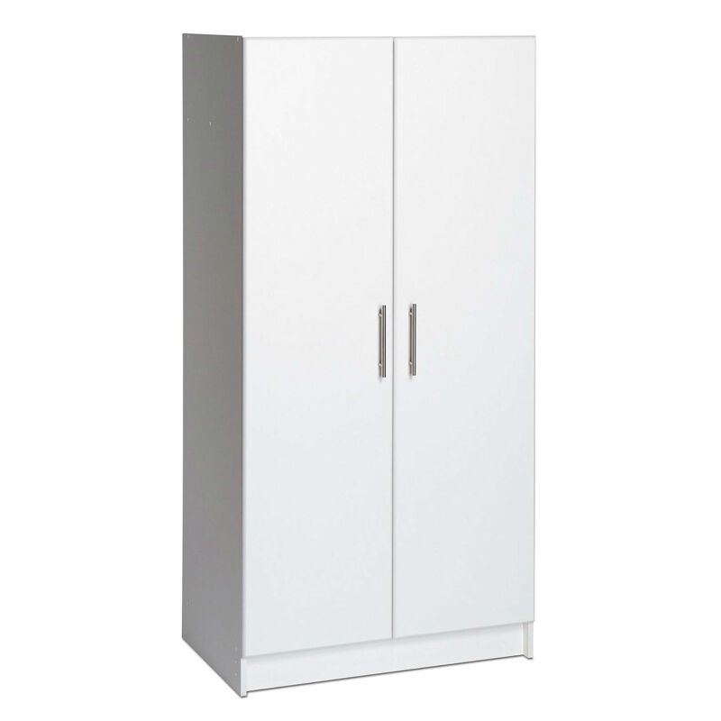 Hivvago White Storage Cabinet Utility Garage Home Office Kitchen Bedroom