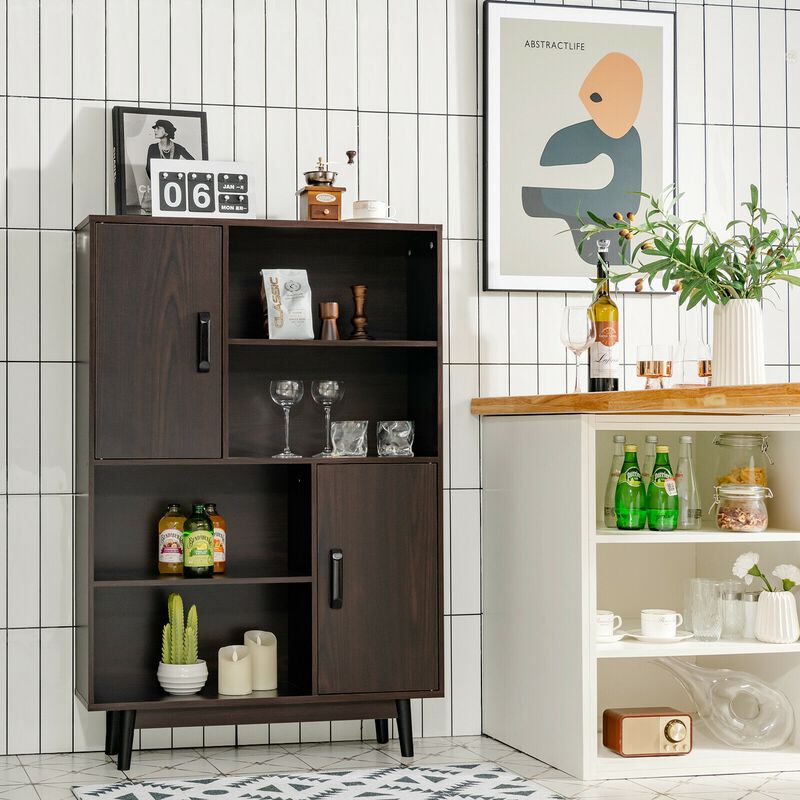 Sideboard Storage Cabinet with Door Shelf for Dining or Living Room