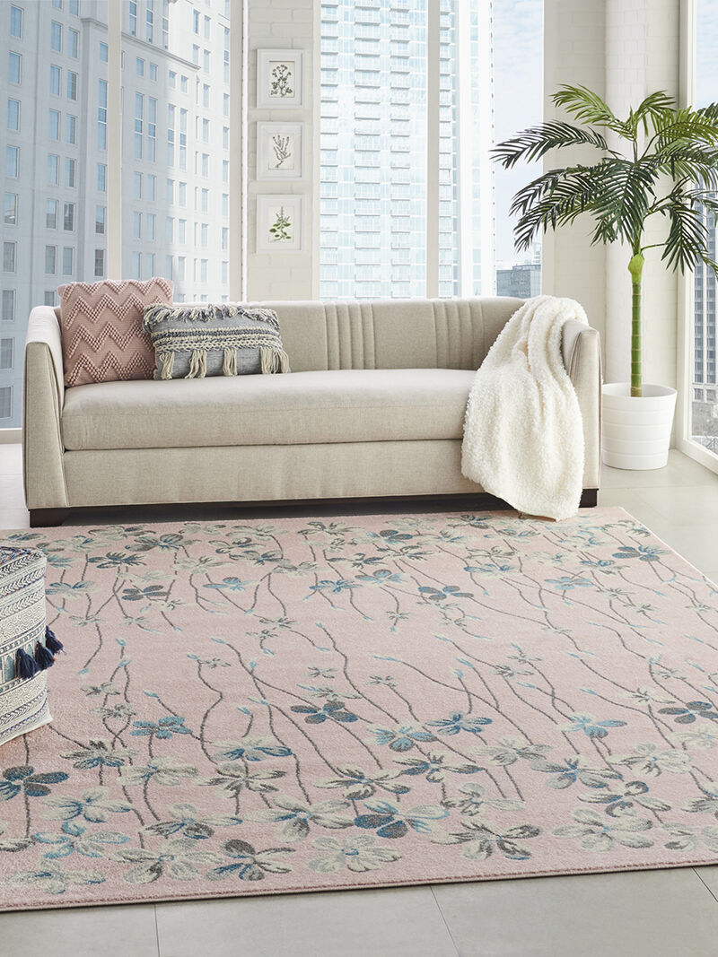 Tranquil TRA04 Pink 8'10" x 11'10" Rug image number 1