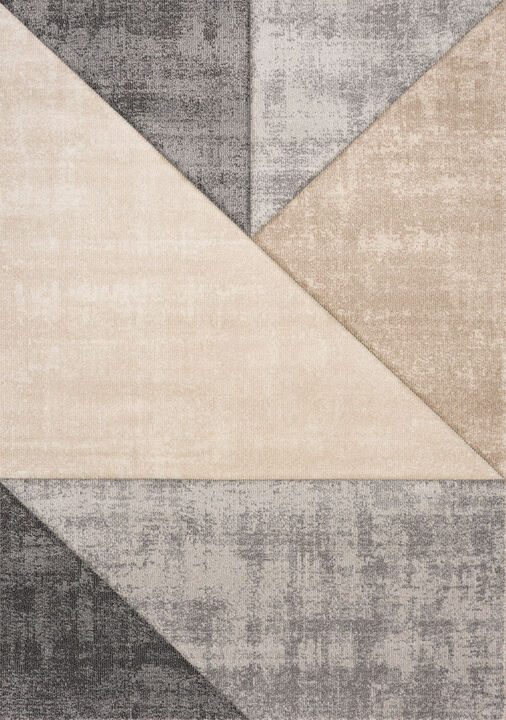 HomeRoots Geometric Area Rug