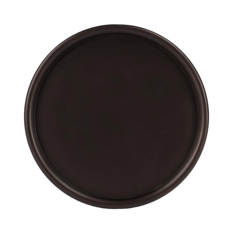 Butler Specialty Alma Metal Pedestal  Side Table, Gray