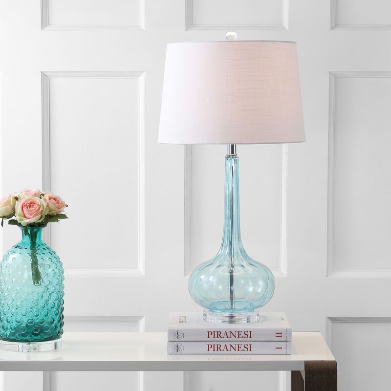 Bette Glass Teardrop LED Table Lamp (Set of 2)