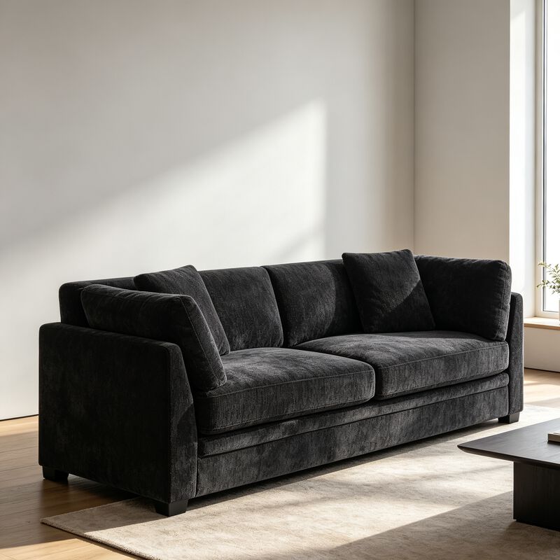 Zerv Modern Flared Arms Sofa image number 1