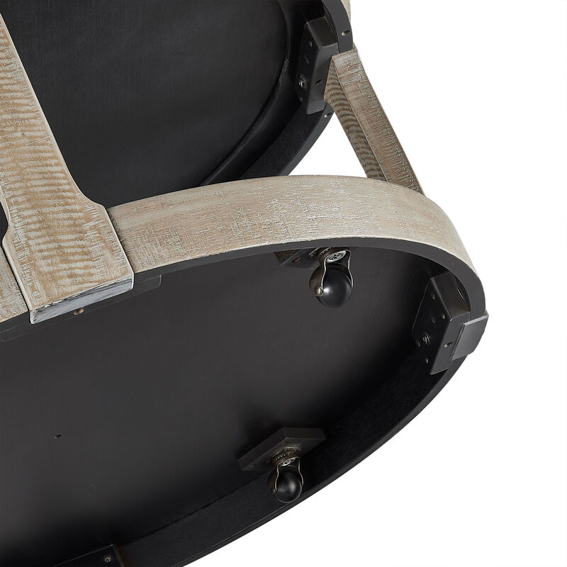 Votnix 2‑Tier Round Coffee Table image number 6