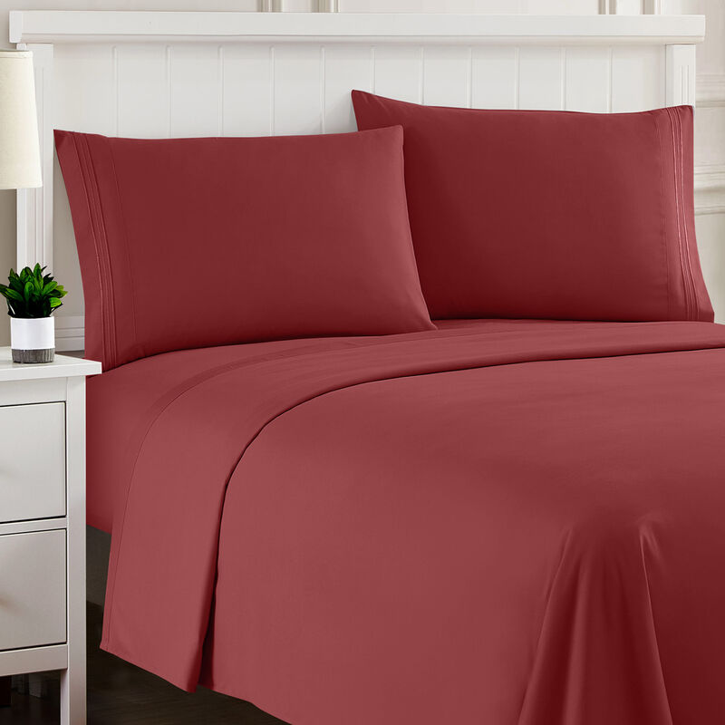 Ultra Soft 1800 Series Double Brushed Microfiber Sheet Set