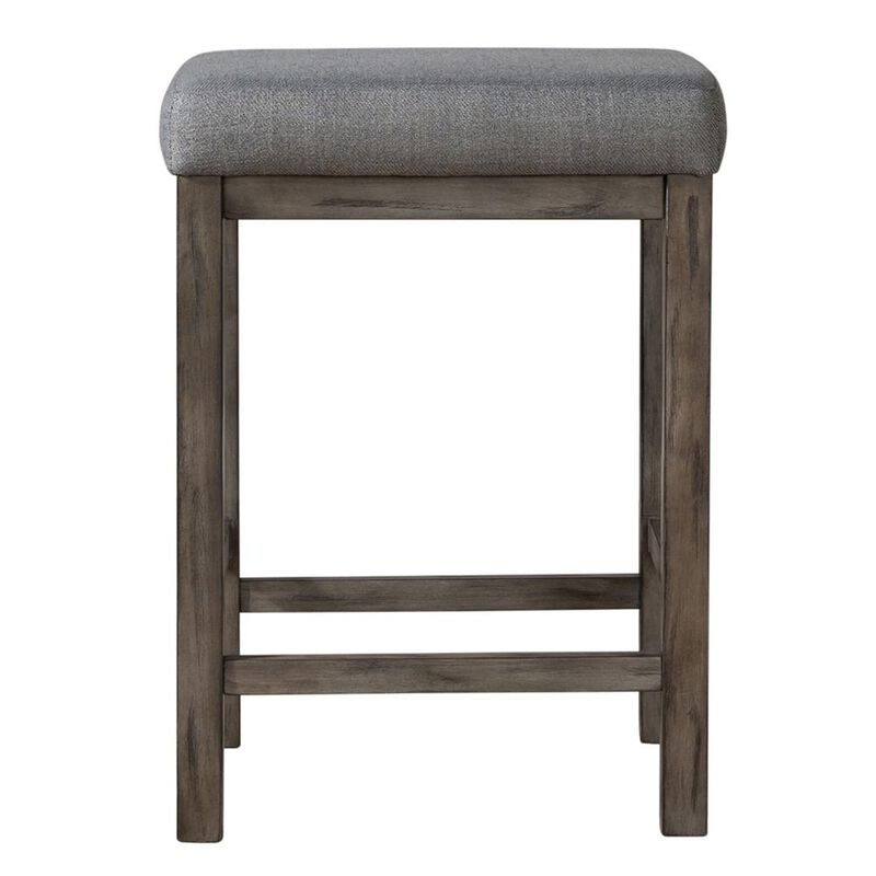 Liberty Furniture Hayden Way Upholstered Console Stool in Gray Wash image number 1