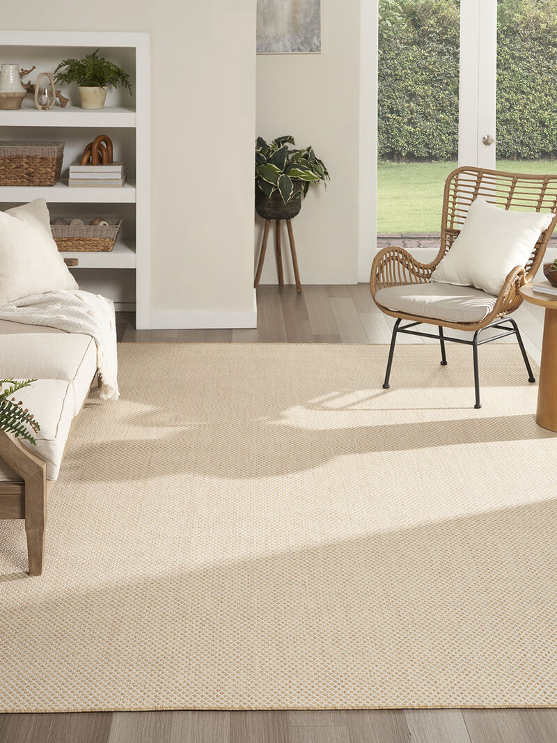 Courtyard COU01 Natural 10' x 14' Rug