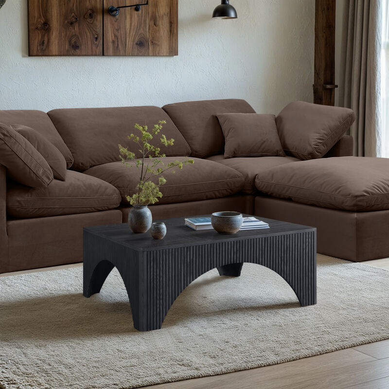 Meridian Furniture Eloise Black Oak Veneer Coffee Table