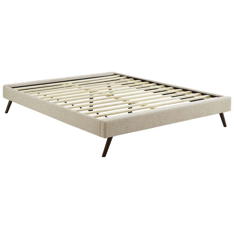 Modway - Loryn Full Fabric Bed Frame with Round Splayed Legs image number 2