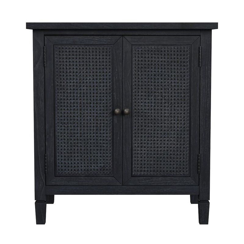 Butler Specialty Flagstaff 2-Door Cane Cabinet, Black image number 3
