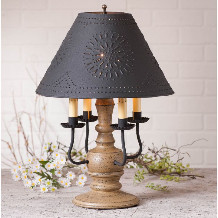 Cedar Creek Lamp In Americana Pearwood With Shade