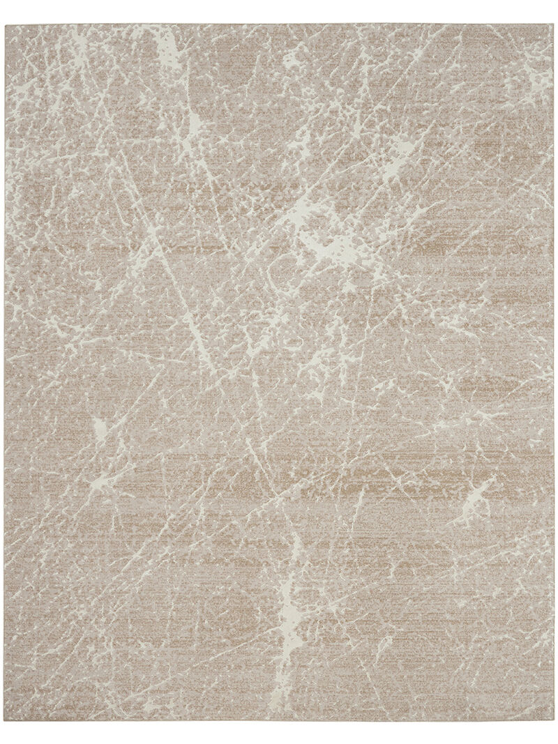 Exhale EXL02 Mocha/Ivory 7'10" x 9'10" Rug