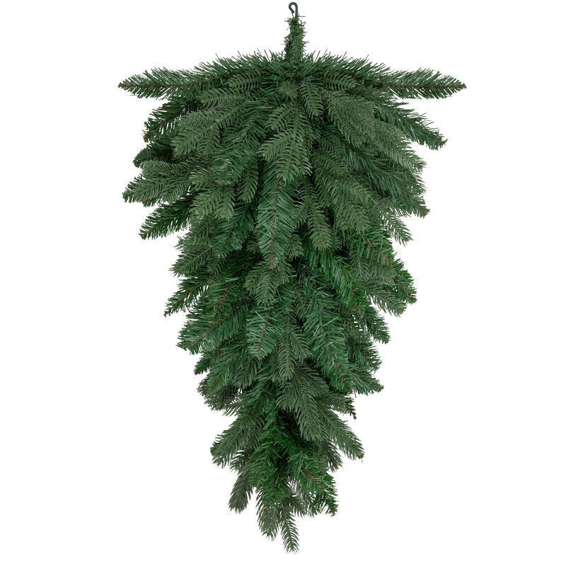 32" Mixed Pine Artificial Christmas Teardrop Swag - Unlit image number 0