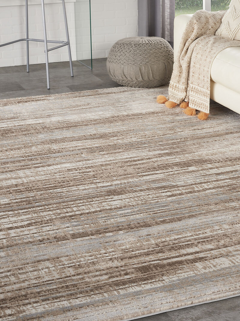 Elation ETN01 Ivory/Gray 10' x 14' Rug