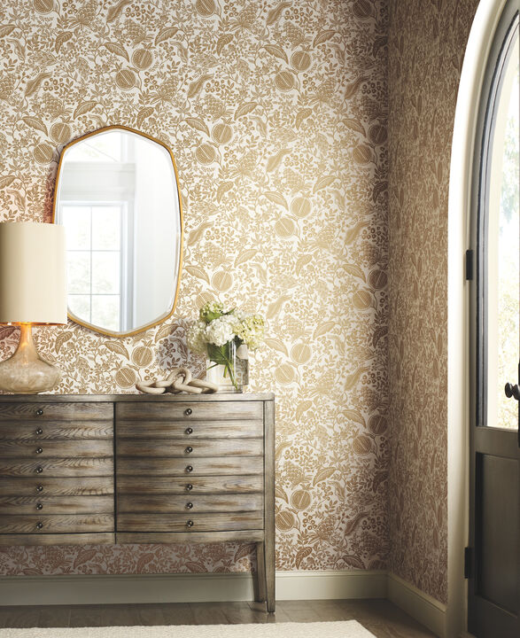 Pomegranate White Wallpaper