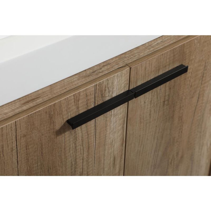 Elegant Kitchen and Bath 24 inch Single bathroom vanity in natural oak