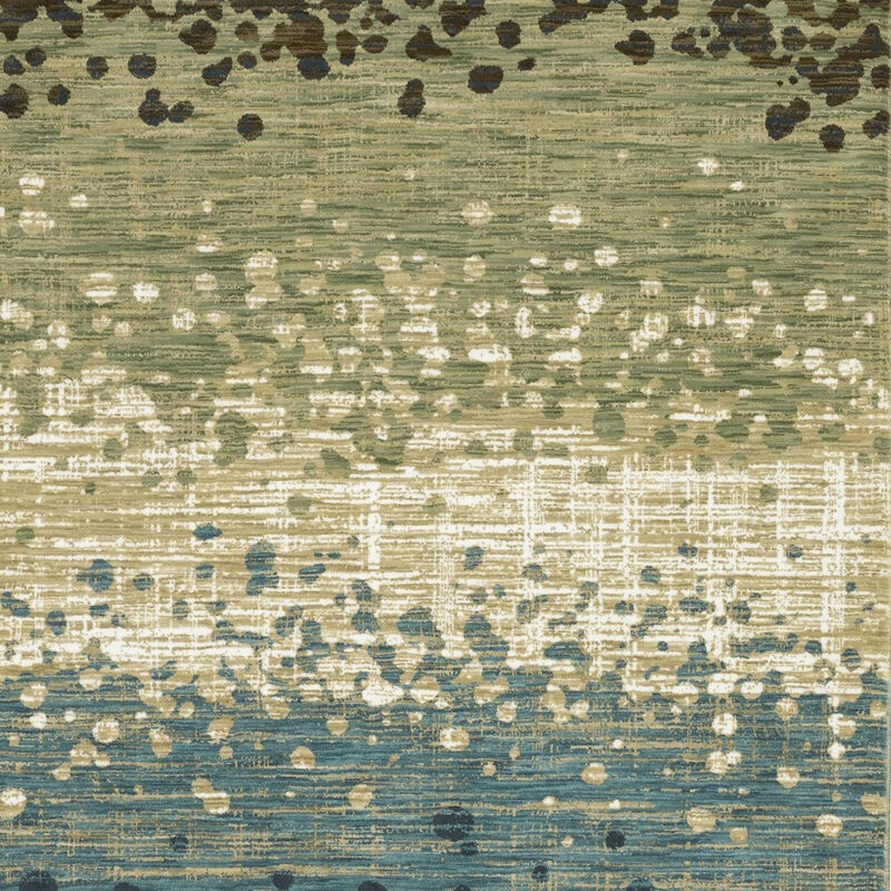 HomeRoots Abstract Area Rug image number 2