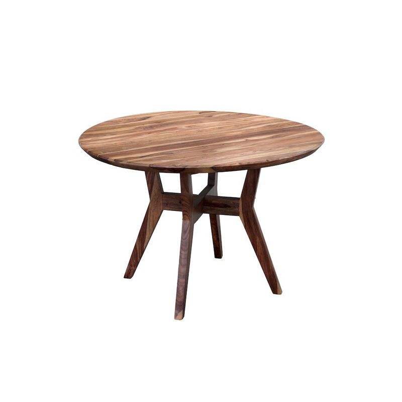 Porter Designs Urban Solid Sheesham Wood Dining Table, Brown