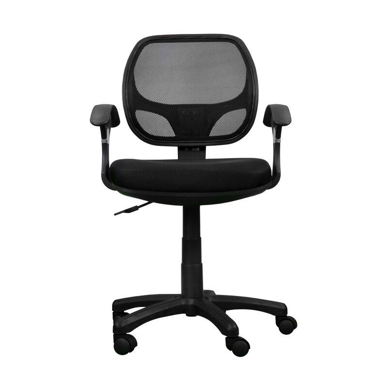 Streamdale Midback Mesh Task Office Chair, Black image number 6