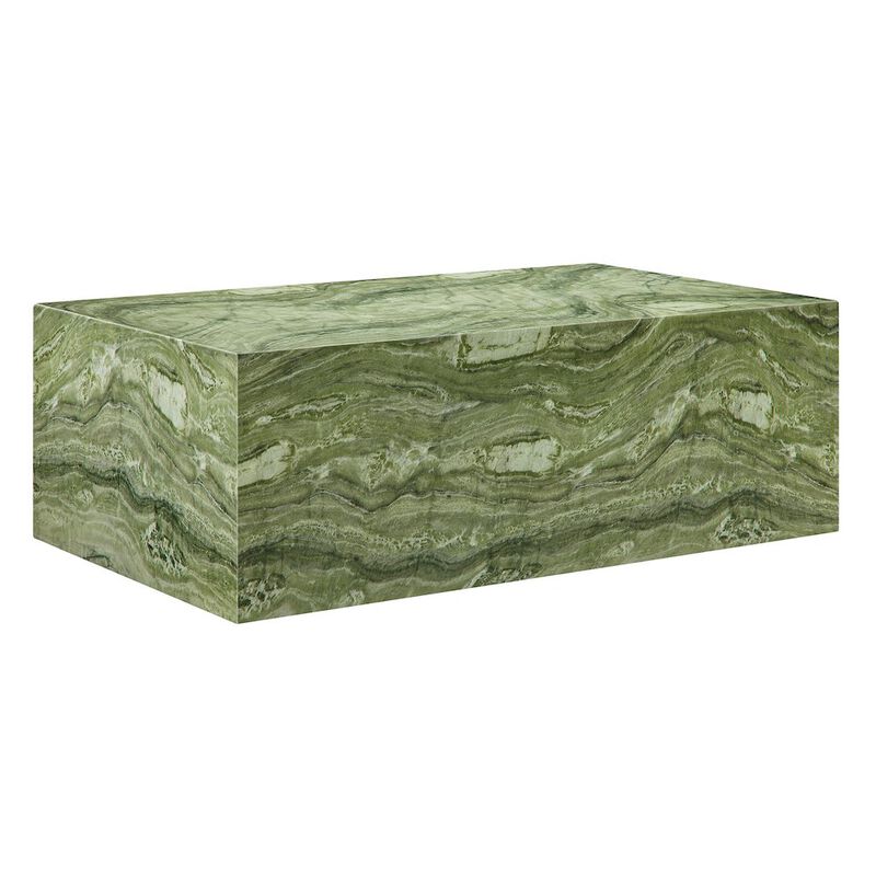 Modway Jordana Square Plinth Indoor - Outdoor Patio Concrete Coffee Table image number 0