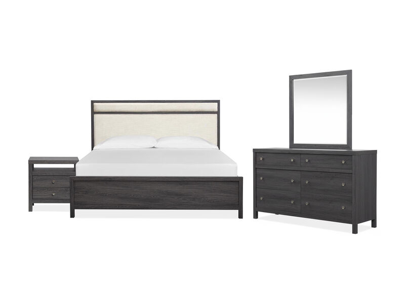 Merrifield Black King 4 Piece Bedroom Set image number 0