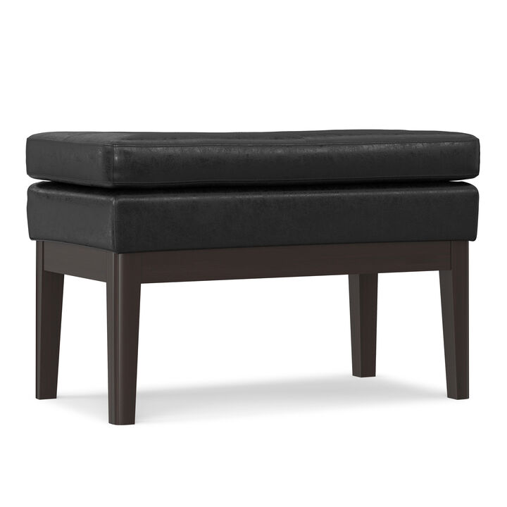 Simpli Home Carlson Small Ottoman Bench