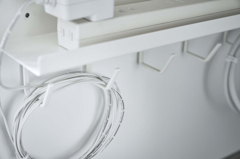 Wall-Mount Cable & Router Storage Rack