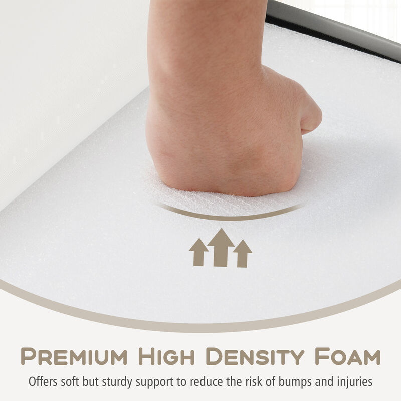 6-Piece Foam Play Set for Toddlers with Climbing Triangle and Slide Ramp image number 7