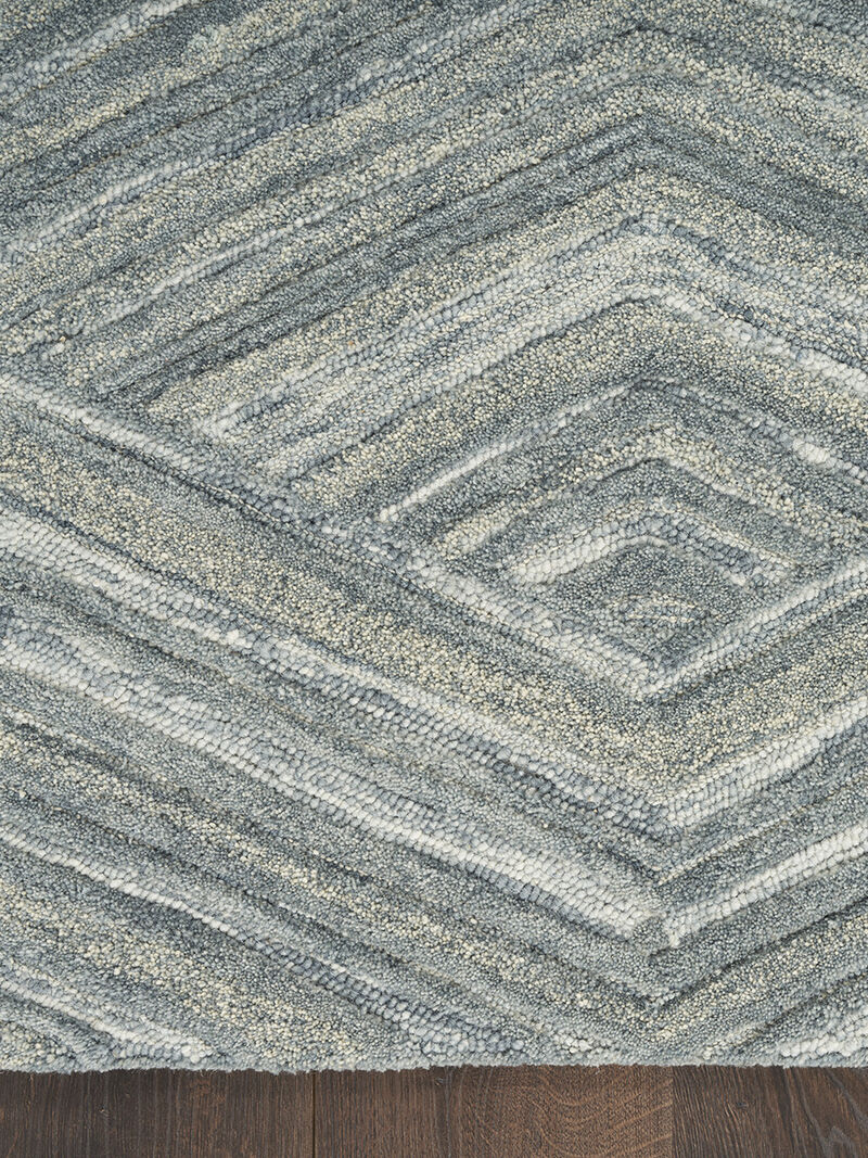 Graceful GRU03 Blue 2'3" x 7'6" Rug image number 2