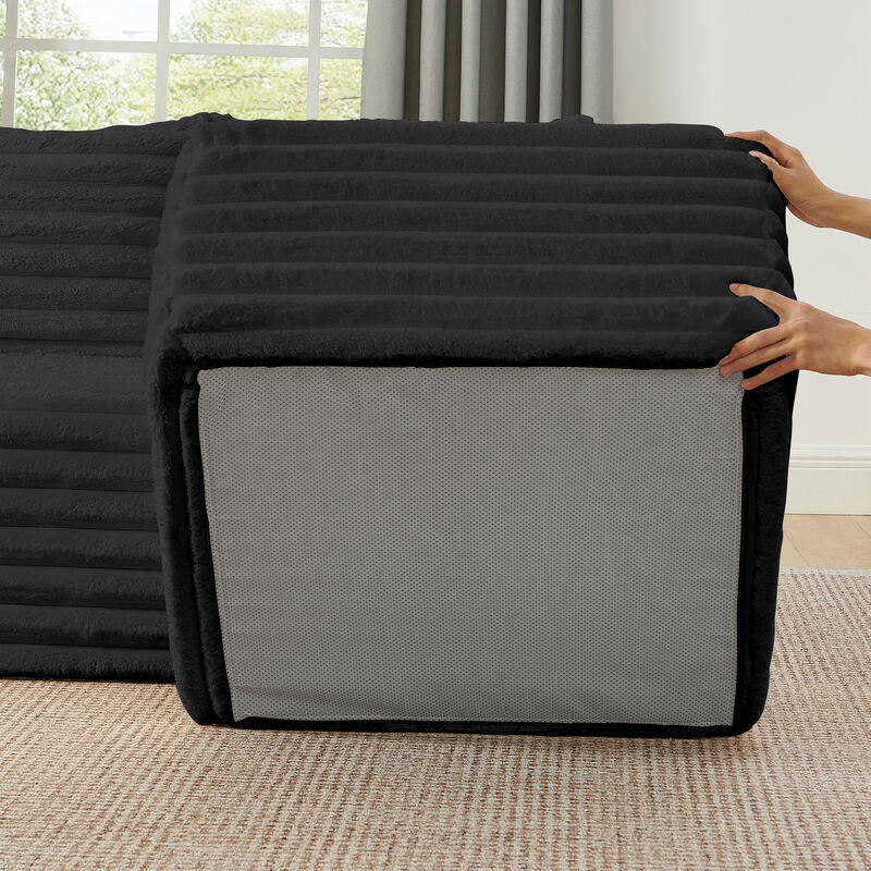 Snupdu 127" Cloud Couch Sectional image number 6