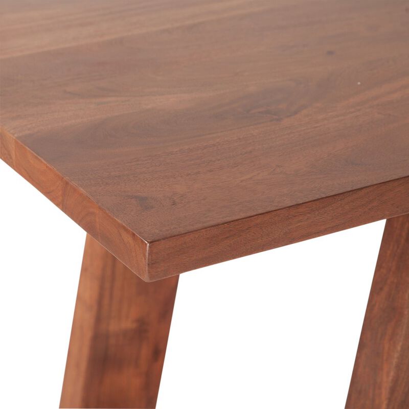 World Interiors Stavanger 75 Gathering Table in Cinnamon Brown Finish