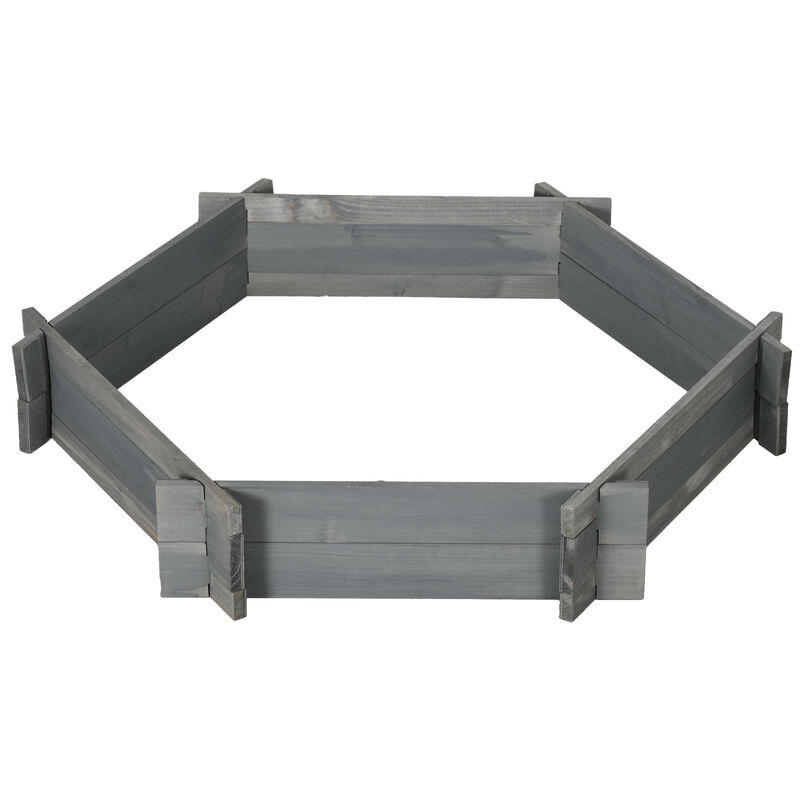 Hivvago Hexagon Raised Planter Box for Herbs and Outdoor Plants image number 0