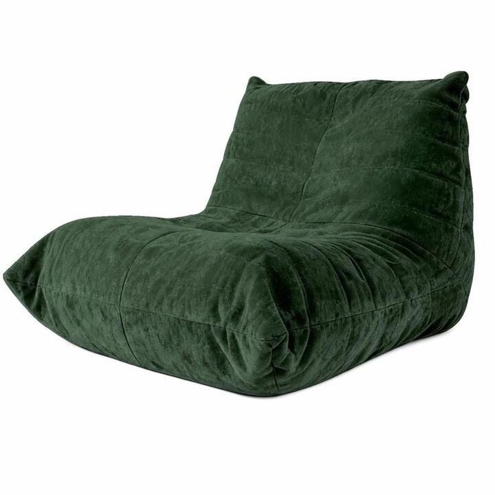 GOODSILO Ergonomic Bean Bag Chair with 5-Way Targeted Body Support for Reading, Working and Relaxing in Home Living Spaces
