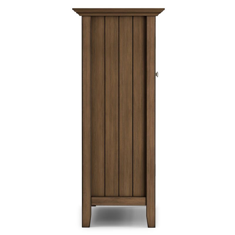 Bedford SOLID WOOD 39 inch Wide Transitional Medium Storage Cabinet in Rustic Natural Aged Brown image number 5