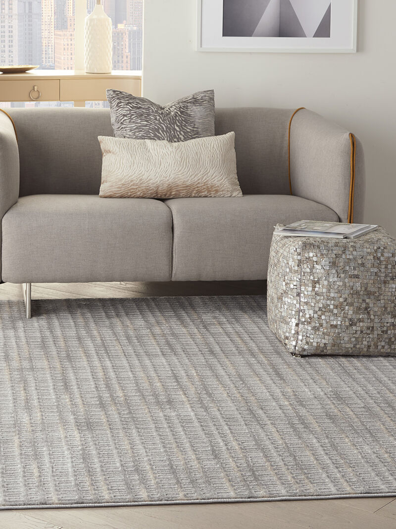 Solace SLA04 Gray/Beige 5'3" x 7'3" Rug