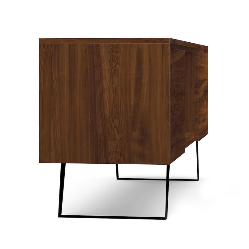 Simpli Home Lowry Tv Media Stand In Walnut