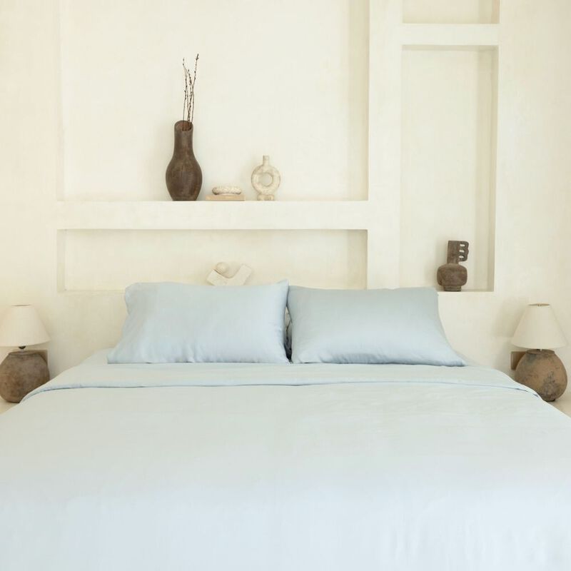 Organic Bamboo Sateen Duvet Cover Set image number 0