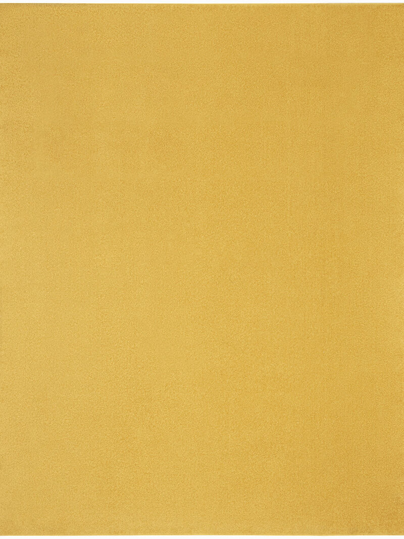 Nourison Essentials NRE01 Yellow 7' x 10' Rug image number 0