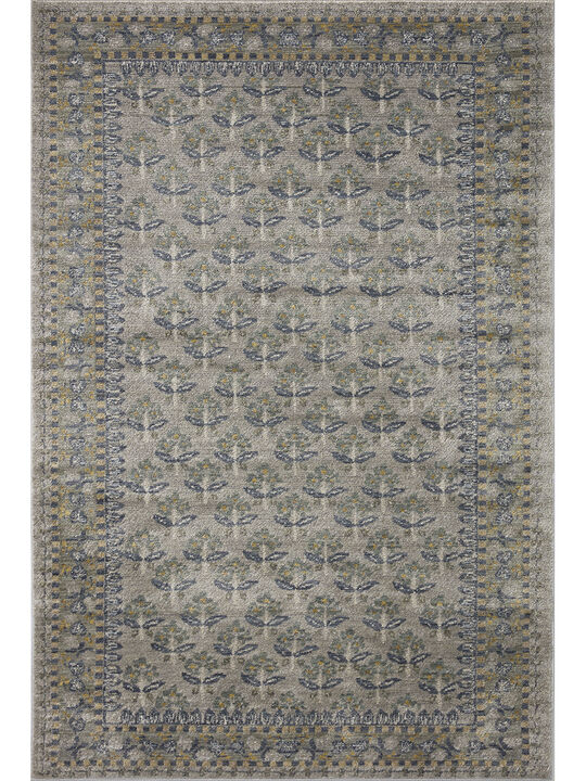 Fiore FIO02 Grey 6'3" x 9' Rug