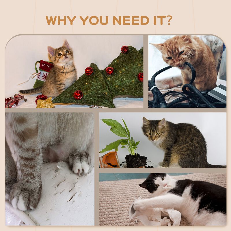 Gray Feline Activity Center: Cat Wall Shelves with Platforms & Hammock