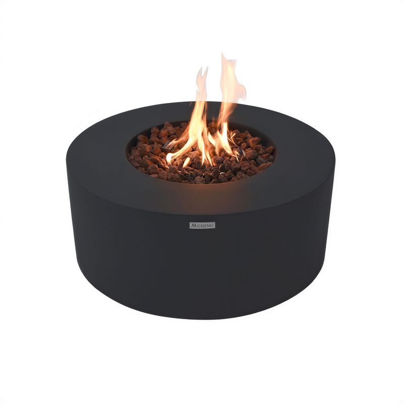 Modeno Venice Concrete Outdoor Patio Fire Pit Table image number 0