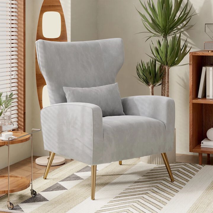 Modern Accent Chair Armchair for Living Room Bedroom Single Sofa Lounge Seating