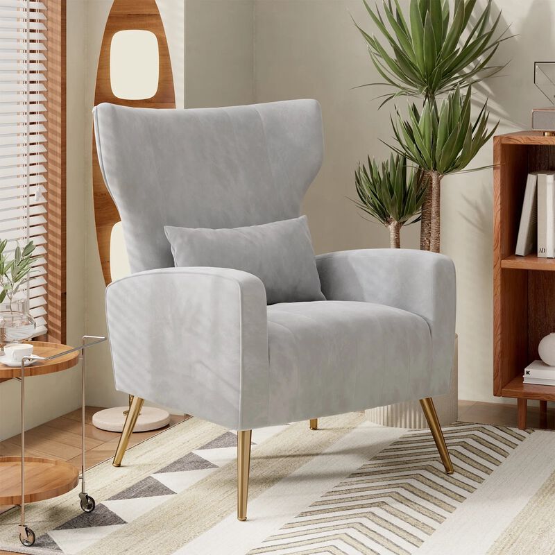 Modern Accent Chair Armchair for Living Room Bedroom Single Sofa Lounge Seating image number 1