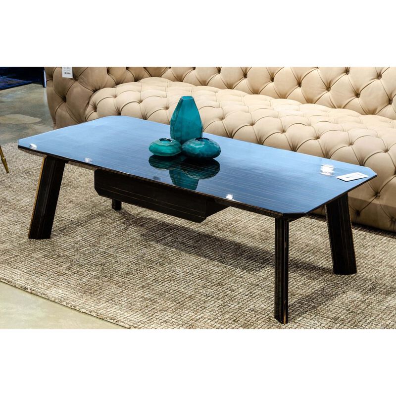 1-Drawer Ebony Coffee Table | OROA Modern Chadwick image number 2